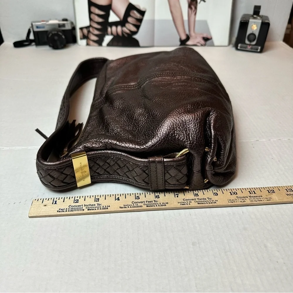 Vintage Y2K Elliott LuccaLeather Hobo Bag SoftPebbled Leather Everyday Shoulder